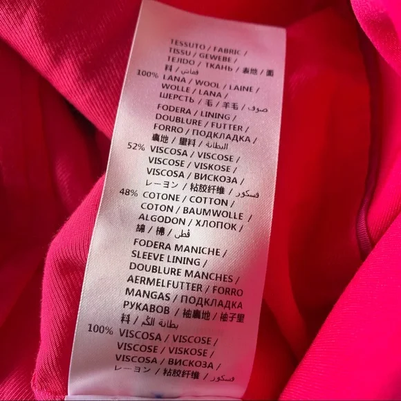 Stella McCartney Dahlia Hot Pink Blazer Size XS - Picture 16 of 16